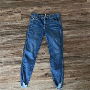 7 For All Mankind Dark Blue Women's Skinny Jeans